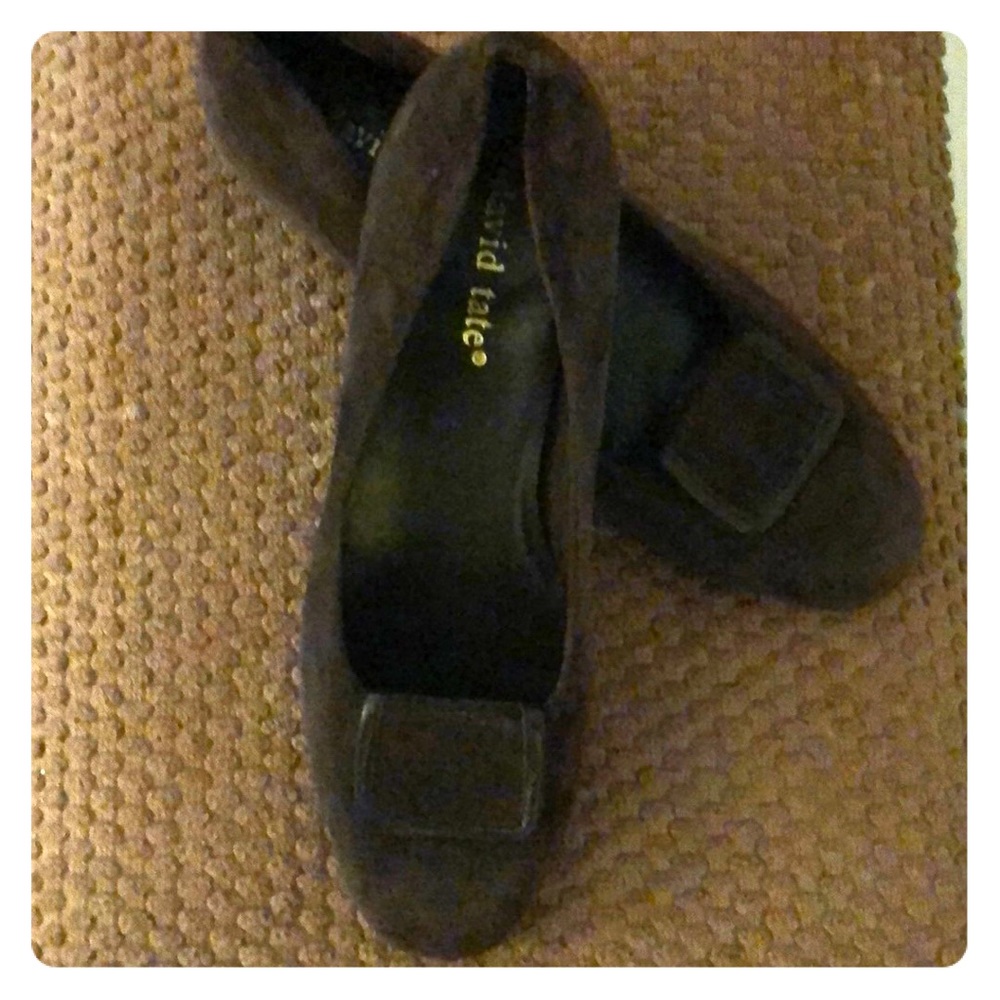 Shoes Brown Suede Low-Heeled Pumps